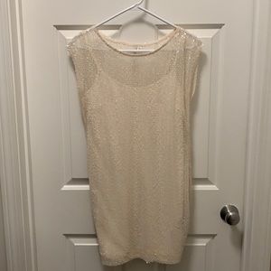 LC Lauren Conrad Short Sleeve Sequin Dress
